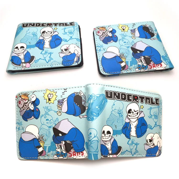 Novelty Game Undertale Wallet PU Student Short Wallets Casual Leather Card Holder Cute Cartoon Gift Kids Children Purse Carteras | Багаж и