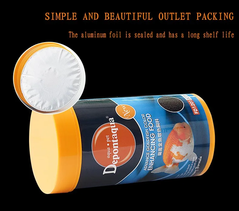 Depont Ranchu Золотая рыбка для улучшения цвета еды медленное оседание Тип высокое