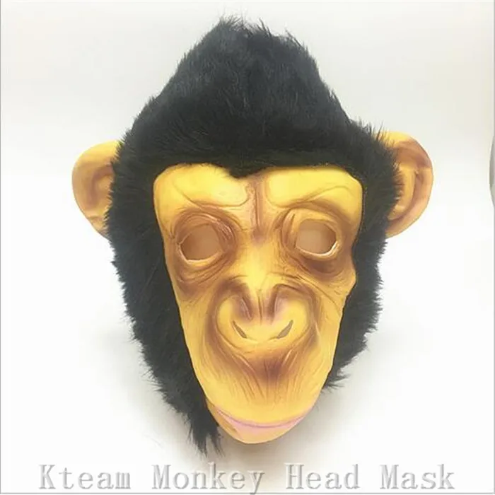 Крутая Маскарадная маска на Хеллоуин Rise of Planet the Apes gorilla Monkey King caps Реалистичная