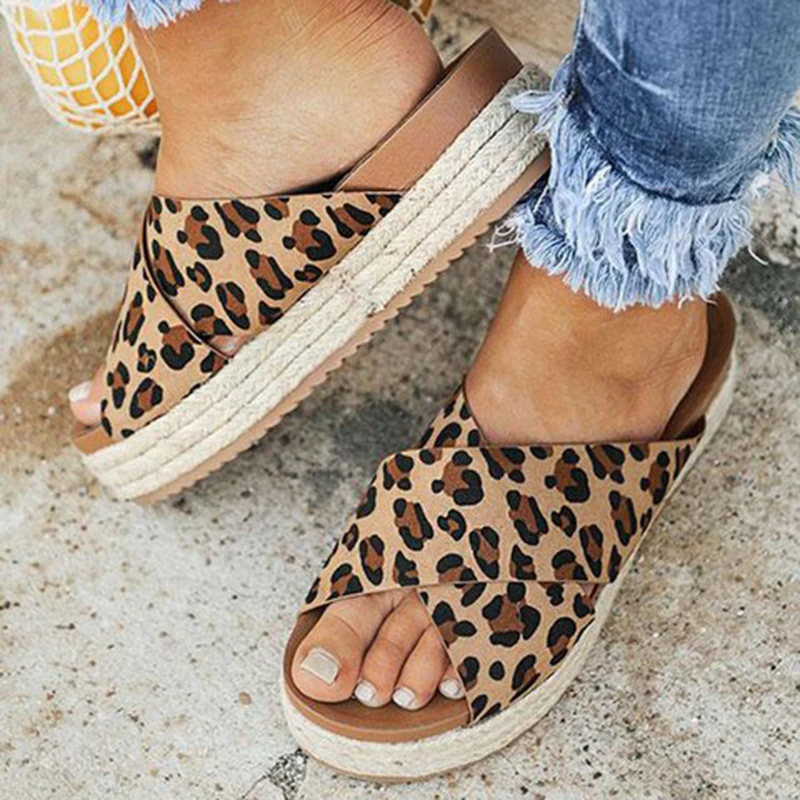 Fip Flops in women's slippers Summer Platform Shoes Wood Women Sandals Clog Wooden High Heel Slippers Zapatillas Plus 35-43 WF27 | Обувь