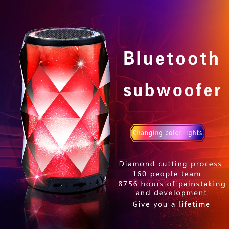 Q5 Bluetooth Динамик s Беспроводной светодиодный сенсорный Управление цветной Ночной