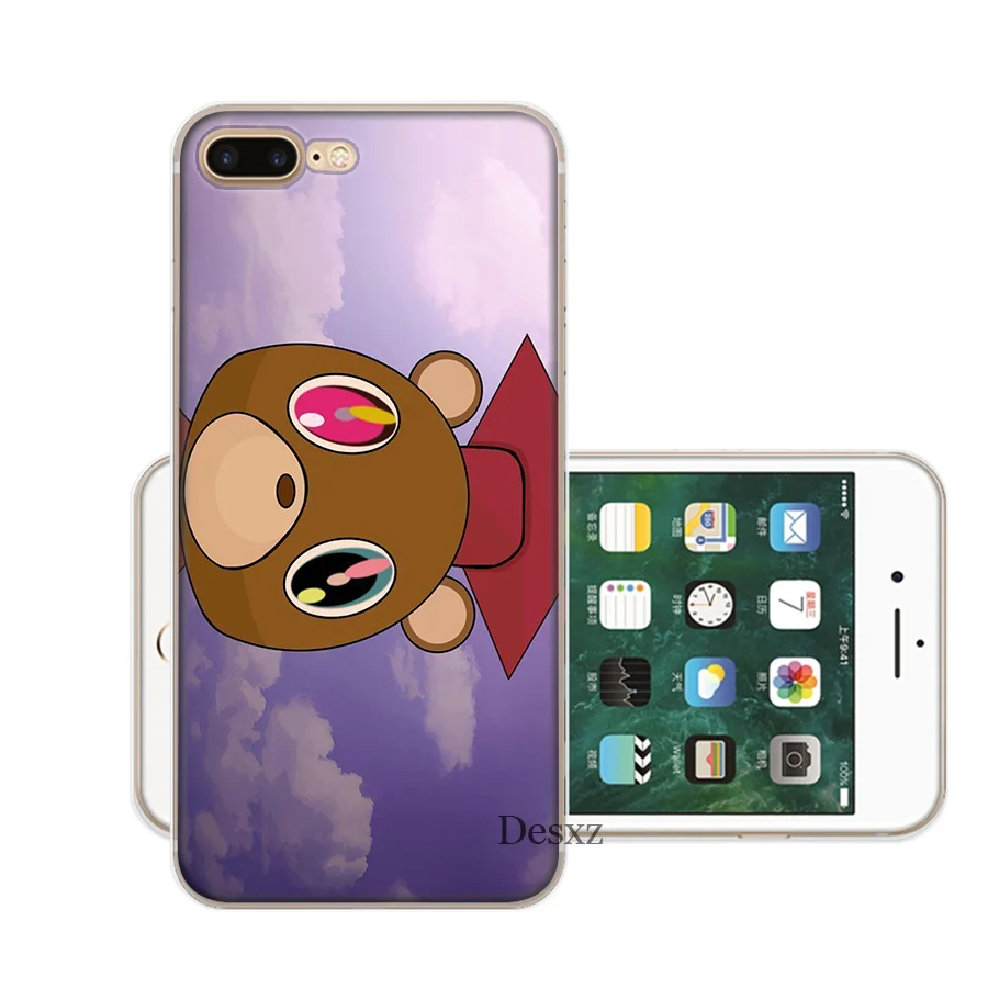 Чехол для телефона iPhone 11 Pro 7 8 6 6s Plus X XR XS Max 5 5S SE чехол Kanye West Graduation bear|Чехлы-накладки|