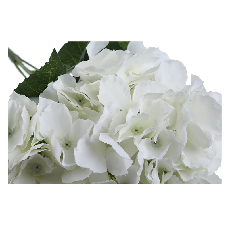 Искусственный цветок гортензии 5 больших головок букет (диаметр 7 &quotКаждая