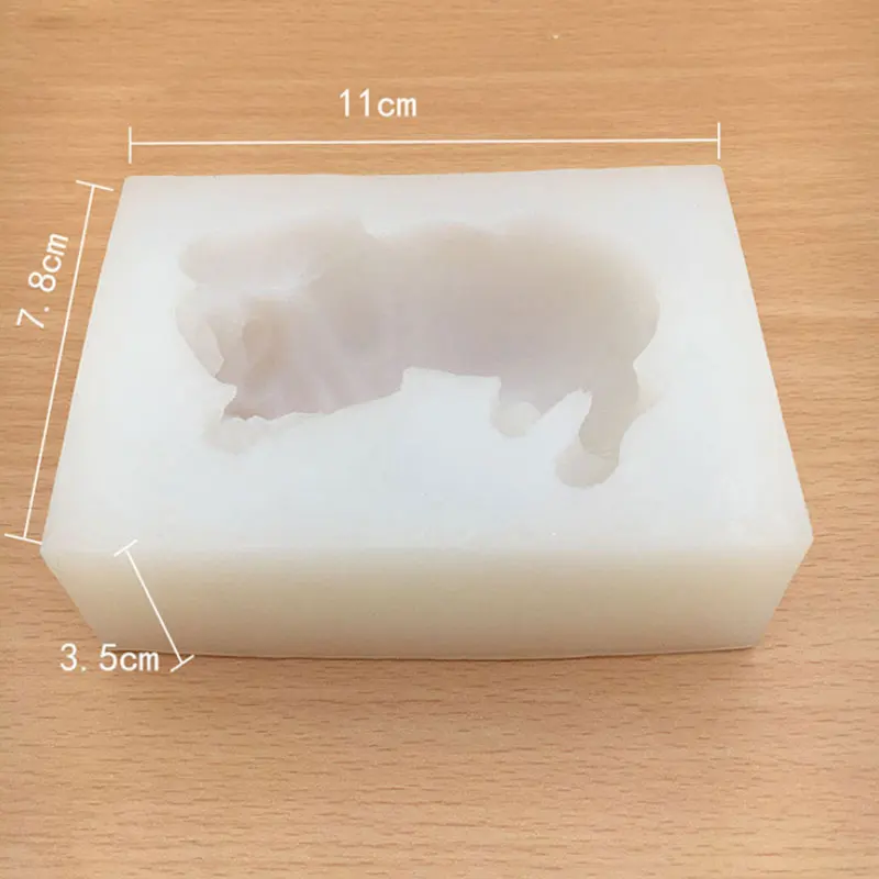 Силиконовая 3D форма Shar Pei Dog для помадки инструменты украшения тортов шоколада