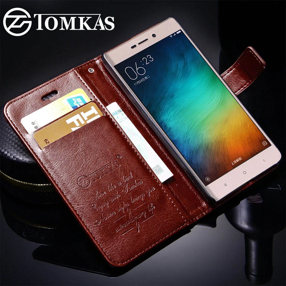 Чехол для Xiaomi Redmi 3 S чехол Pro TOMKAS кошелек флип кожаный телефона чехлы Prime |