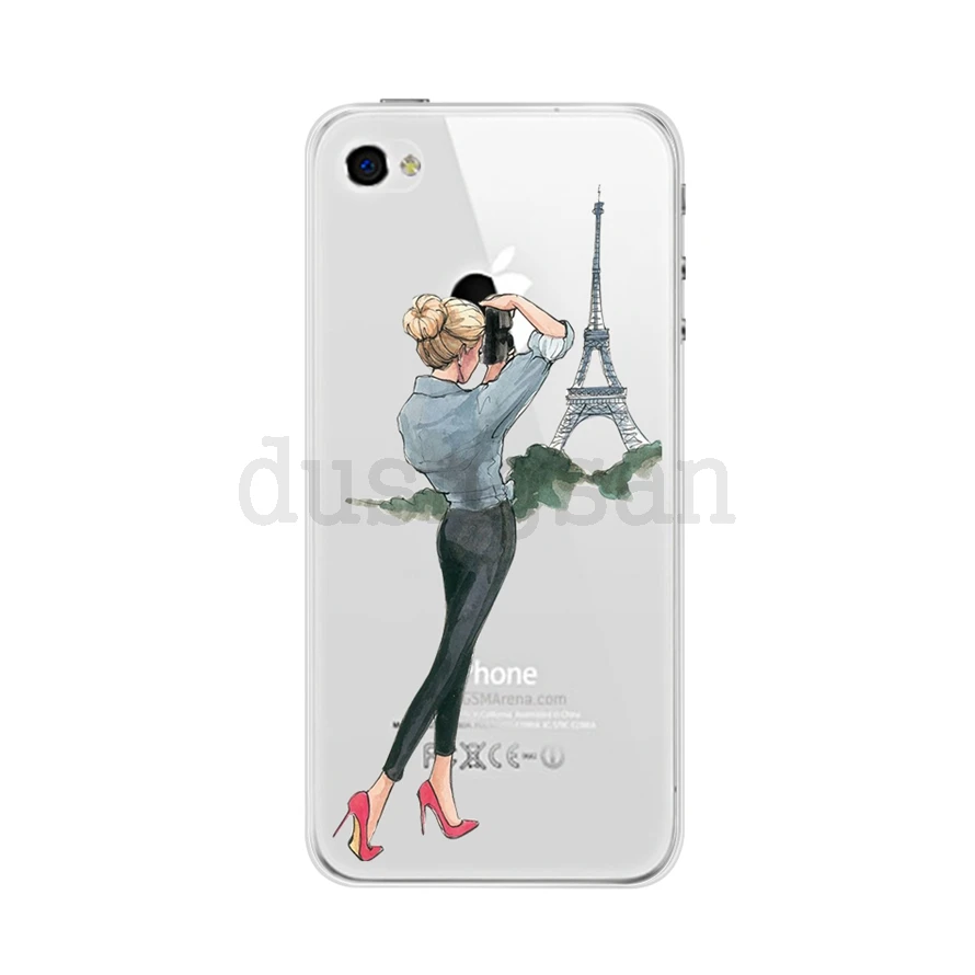 Cool Phone Case For Iphone 4 silicone Soft TPU 3D Design Cartoon 4G Cute Back Cover 4s Shockproof Bag |