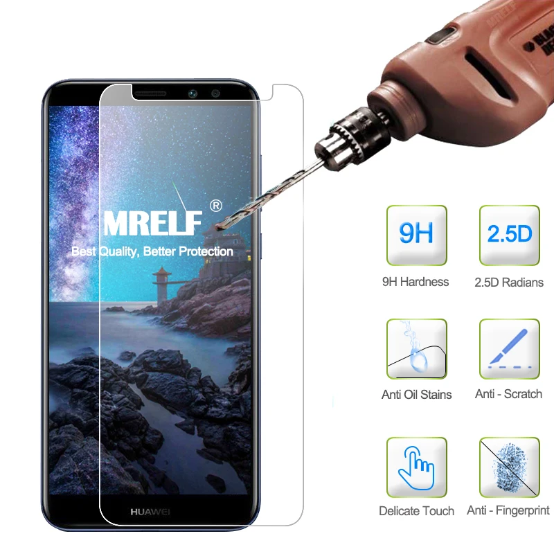 MRELF закаленное стекло для Huawei Mate 10 Lite защита экрана на 9H 2.5D Защитное телефона |