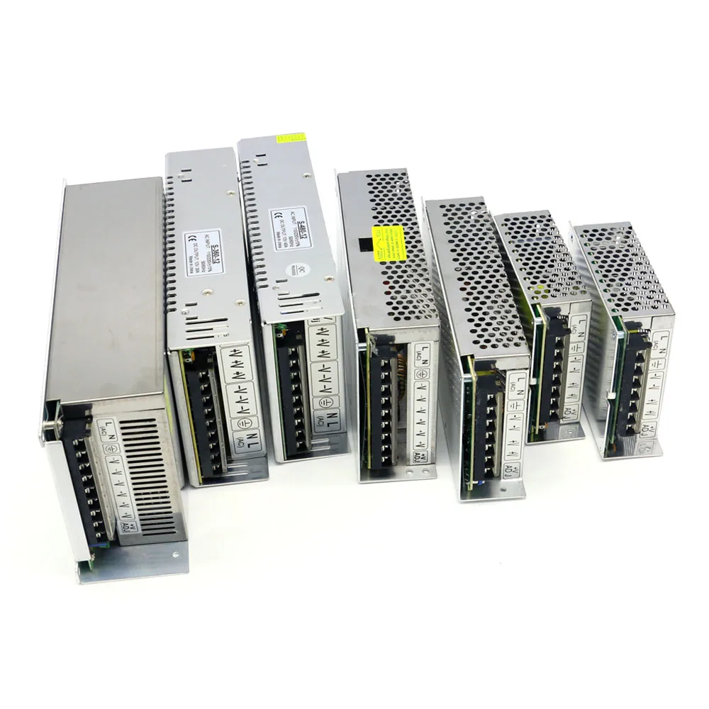 Питание Dc 12V 2A 3A 5A 10A 20A 30A 40A 50A 60A Led Питание мощностью 10 Вт, 30 Вт, 50 Вт, 60 Вт 100W 120W 250W 360W 500W 600W 800W 1000W