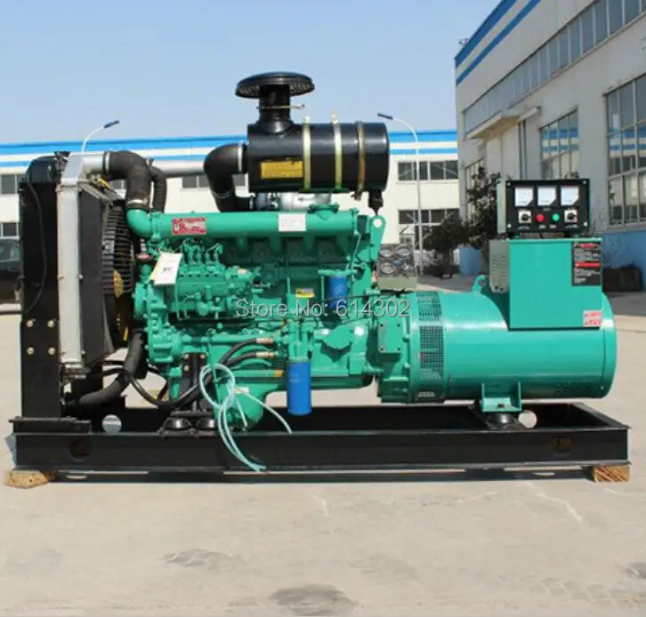 Weifang Ricardo 100 кВт/125 ква дизельный генератор с щеткой генератор и базовый топливный бак от поставщика alibaba Китай