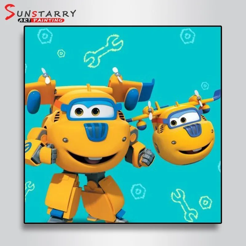 A1504 Алмазная картина Sunstarry 5D DIY полная круглая дрель "Супер Крылья" узор Алмазная вышивка крестиком Мозаика домашний Декор подарок - Цвет: A1504