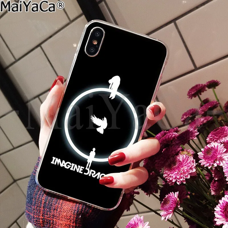 MaiYaCa imagine Dragon Ночная музыка DIY печать рисунок чехол для телефона чехол для Apple iPhone 8 7 6 6S Plus X XS MAX 5 5S SE XR