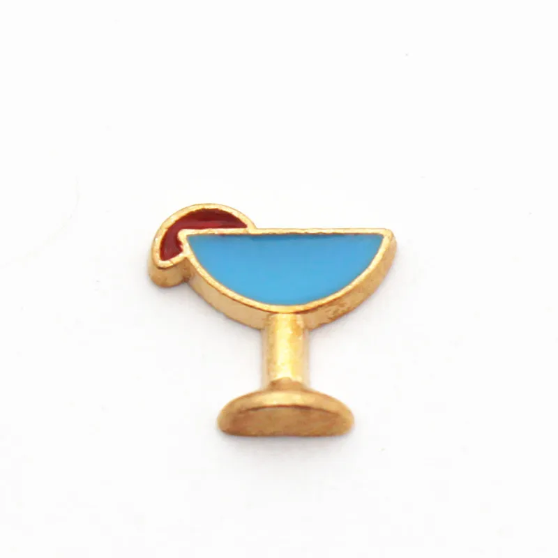 Хит продаж 10 шт./лот лаки для ногтей плавающие медальоны живой стеклянные с