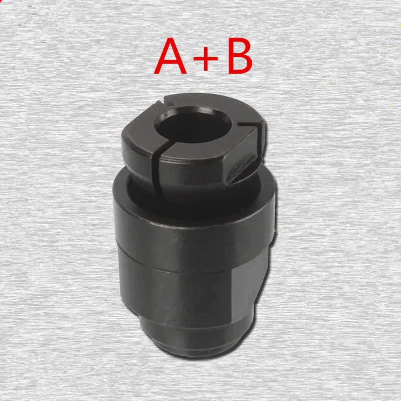 AB Цанговый патрон 1/2 дюймов 12,7 мм 763602-0 замена для MAKITA 3601B цанговый патрон 763623-2 Втулка Конусная Зажимная 1/" SKIL HITACHI M12 маршрутизатор - Цвет: AB