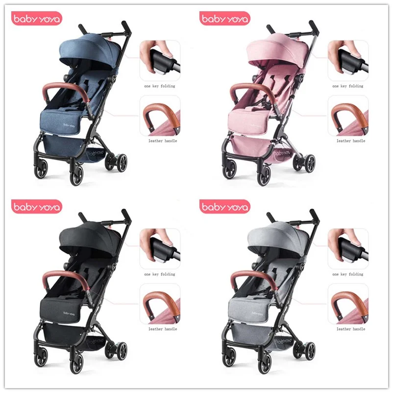Прогулочная коляска babyyoya mini yoya легкая портативная складная детская тележка