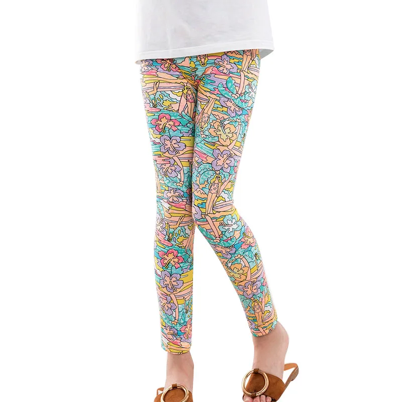 Детские леггинсы для девочек штаны брендовые детская одежда Robe Enfant обтягивающие