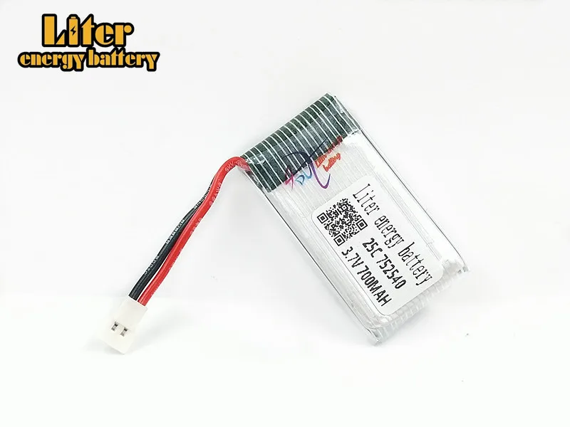 3 7 V 700mAH X5C X5SC Tanco M68 chengxing CX 30 quadrocopter 752540 25c|Перезаряжаемые батареи| |