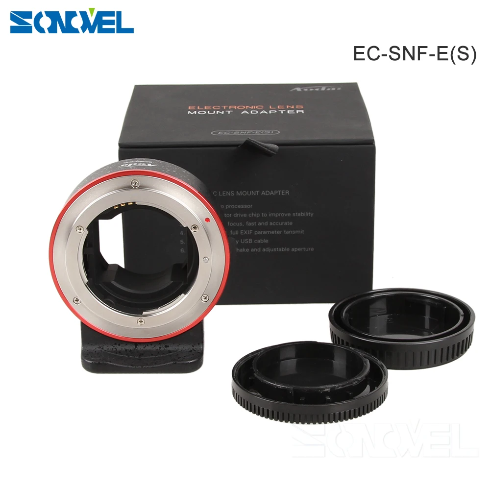 Электронный адаптер для объектива автофокуса AF Nikon E Mount Sony A7R2 A7RIII a7r III A7II A9 A7R Mark