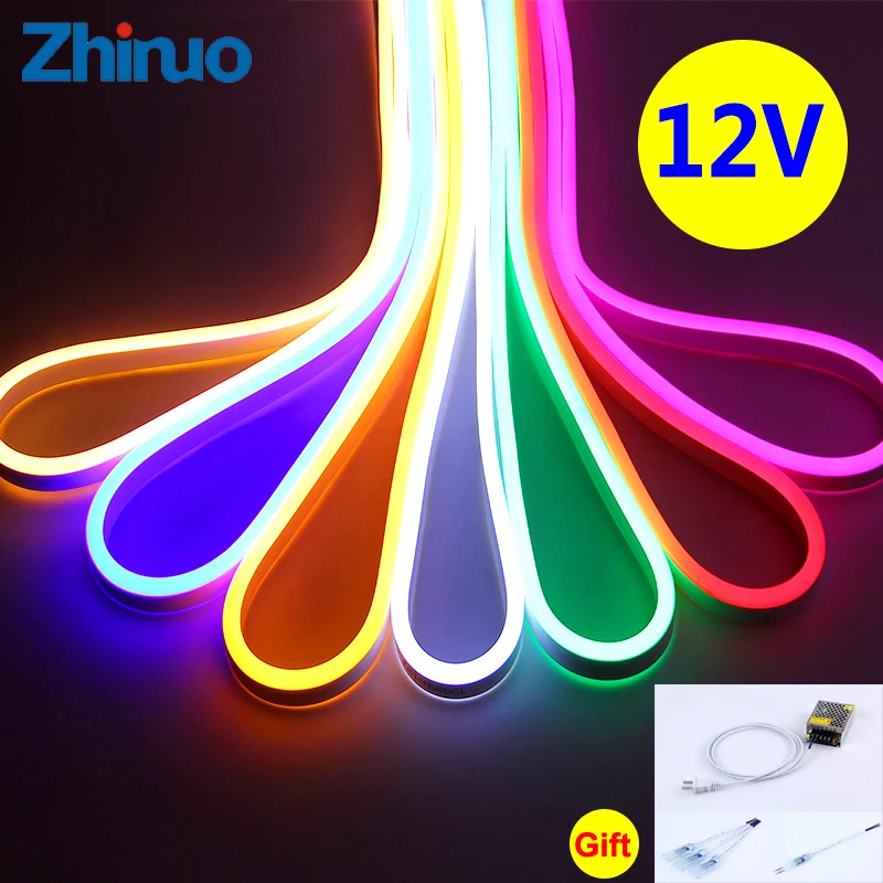 12V Светодиодные ленты Водонепроницаемый SMD2835 светильник ing гибкий DC низшее