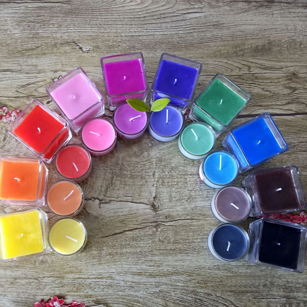 5 г/пакет краситель для свечей пигментные чипы хлопья растительные красители