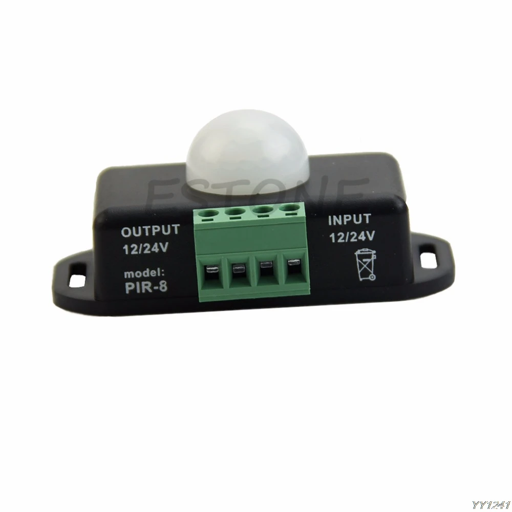 

Automatic DC 12V-24V 6A Infrared PIR Motion Sensor Switch For LED light Useful Auto Brake System Parts- G6KC