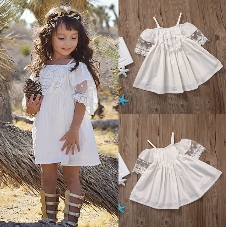 Кружевное платье-пачка для девочек 2-7 лет | Детская одежда и обувь