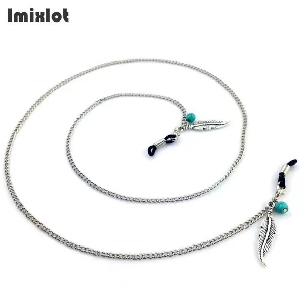003 Imixlot серебро/золото Цвет винтажные металлические очки с цепочкой очки солнцезащитные очки цепочка для очков для чтения шнур держатель шейный ремешок веревка - Цвет: 003
