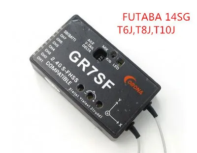 CORONA 2 4 7CH GR7SF S FHSS ресивер buil in Gyro совместимый с FUTABA T6J T8J 10J T14SG|receiver dvb-t|receiver audioreceiver