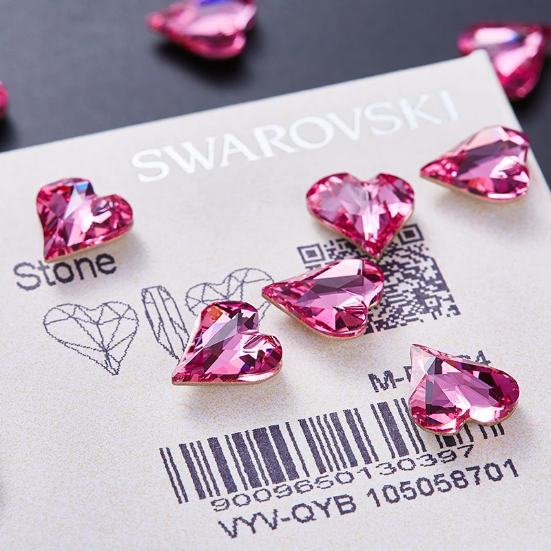 CDE Angel Wings ожерелье с подвеской для женщин, украшенное кристаллами Swarovski сердечко, любовь, ожерелье на цепочке, ювелирное изделие