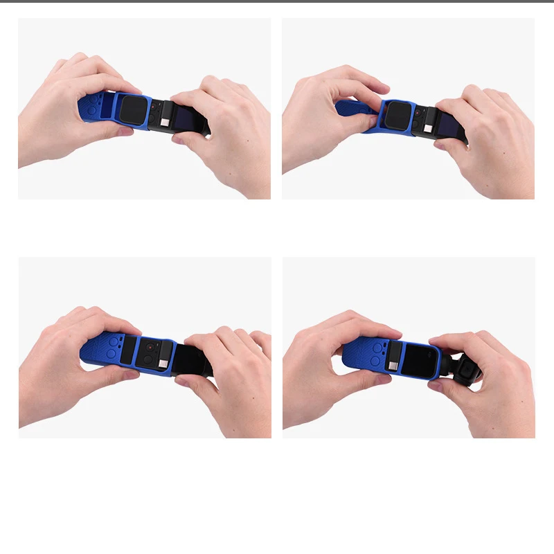 DJI OSMO Карманный силиконовый защитный чехол с ремешком многоцветные Защитные чехлы для DJI OSMO Карманный ручной карданный аксессуар