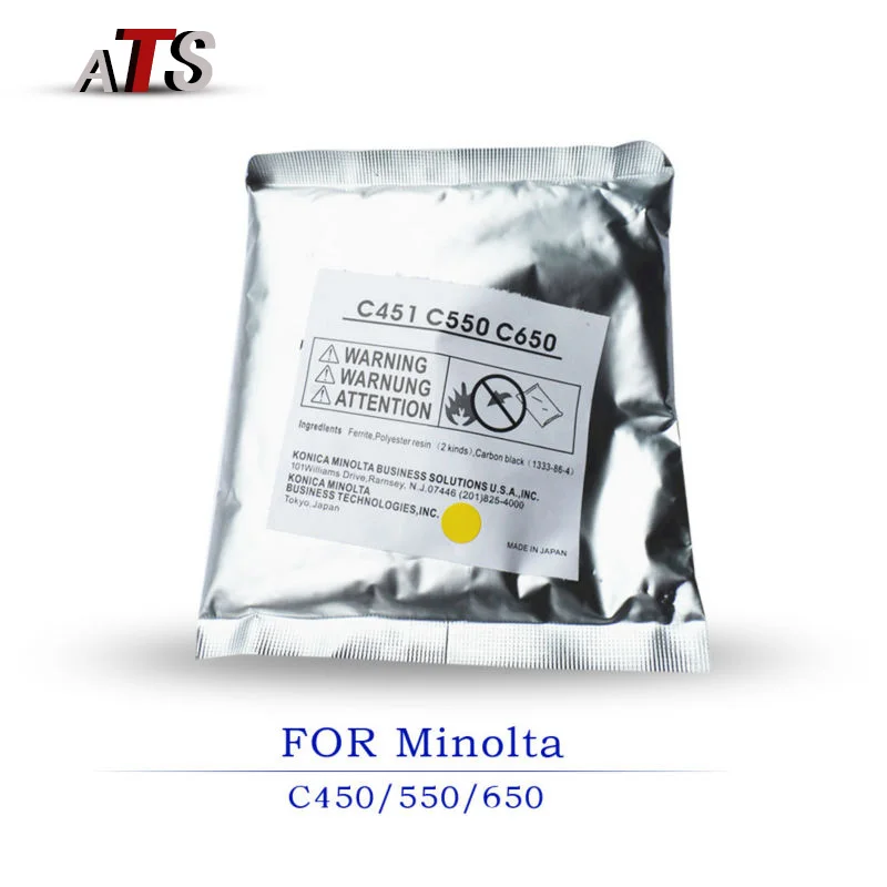 1 шт. 400 г CMYK порошок для цветного разработчика Konica Minolta C452 C552 C652 C450 C550 C451 C650 детали