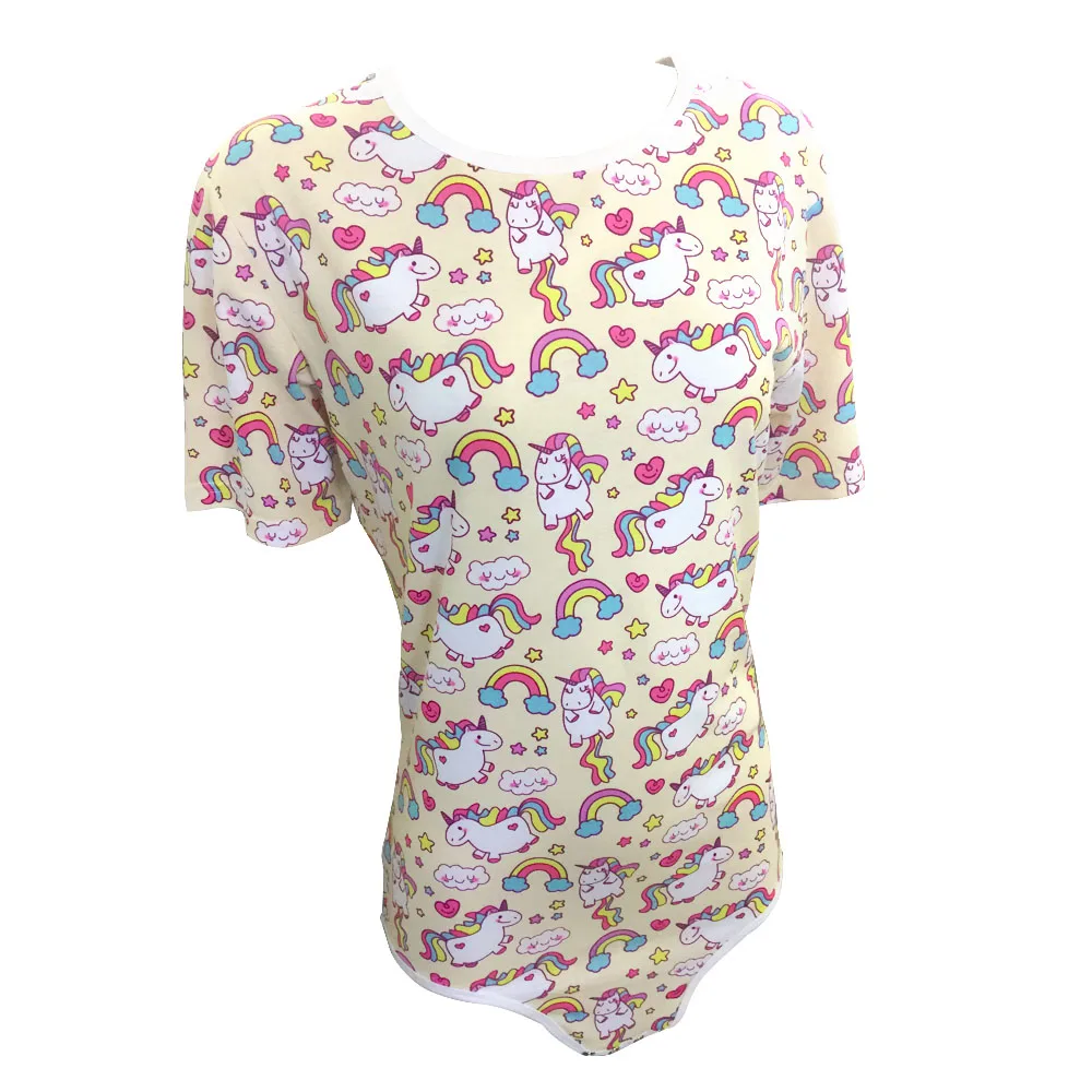 Взрослые радужные Мультяшные пижамы Abdl Onesie детские пижамы для девочек и женщин повседневные Мягкие хлопковые DDLG Комбинезоны для детей и взрослых - Цвет: XXL-No.11