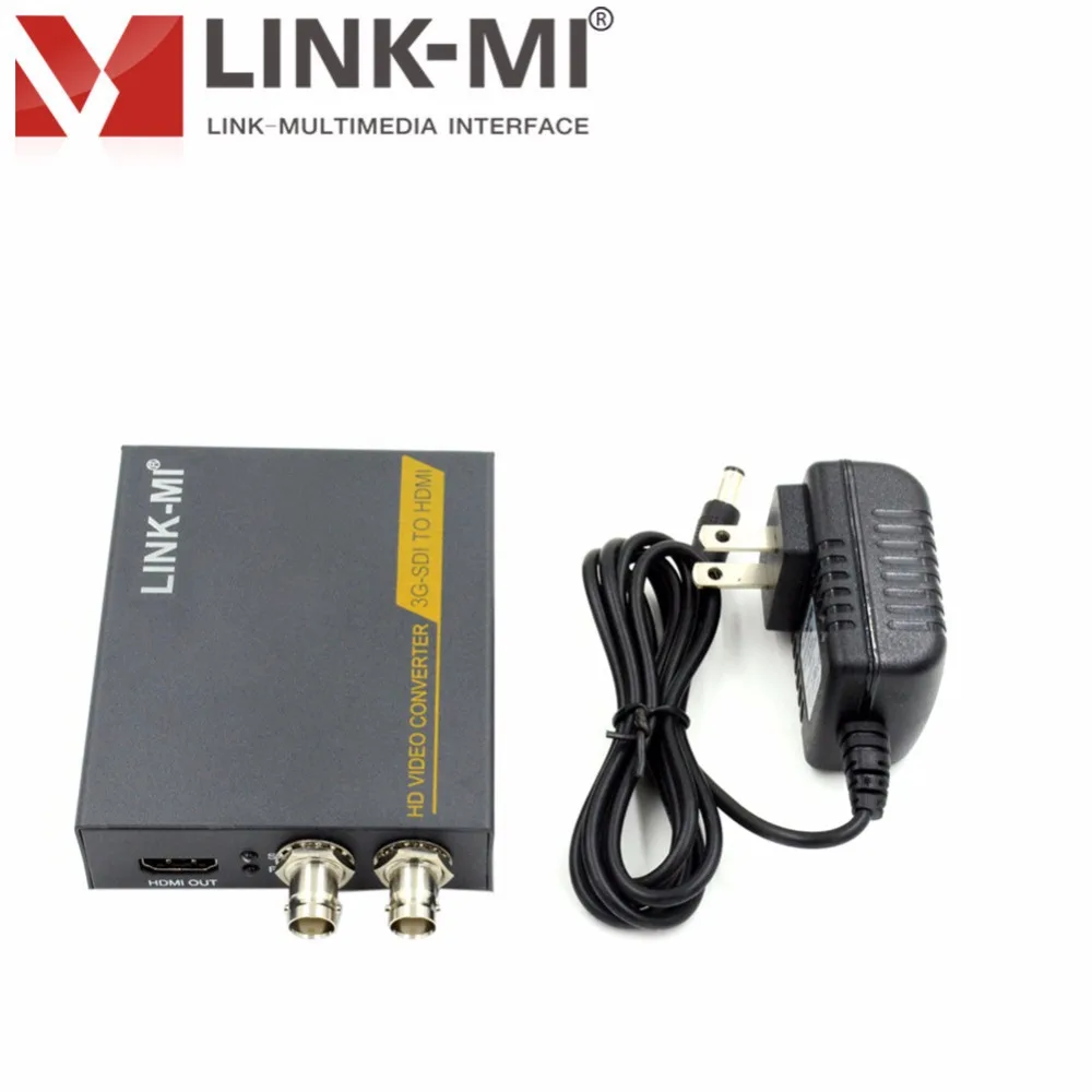 LINK-MI LM-SC5210C Full HD видео 1080p 3G SDI в HDMI конвертер высокой четкости сигнала удлинитель |