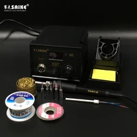 saike 937 soldering station digital display adjustable temperature electric soldering iron 220v 45w