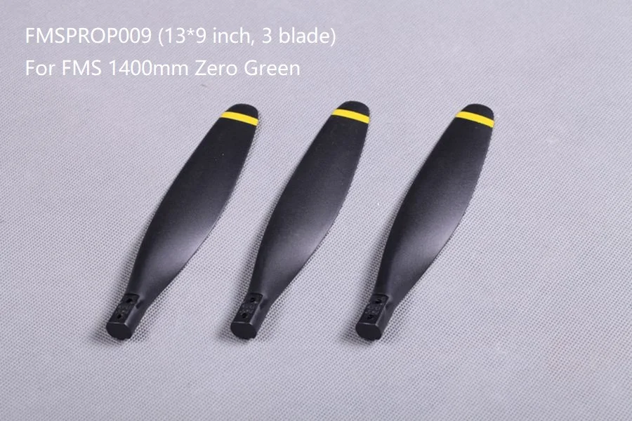 

FMS 1400mm 1.4m ZERO Fighter Green Propeller 13*9 3 blade PROP009 RC Airplane Hobby Model Plane