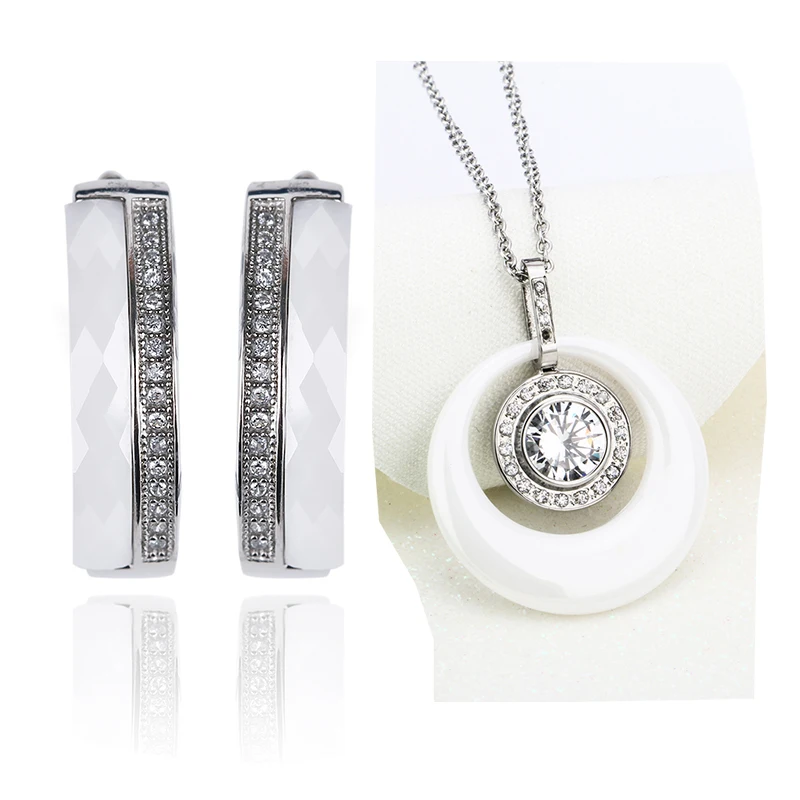 Новинка 2019 высокое качество кулон ожерелье серьги наборы ювелирных изделий