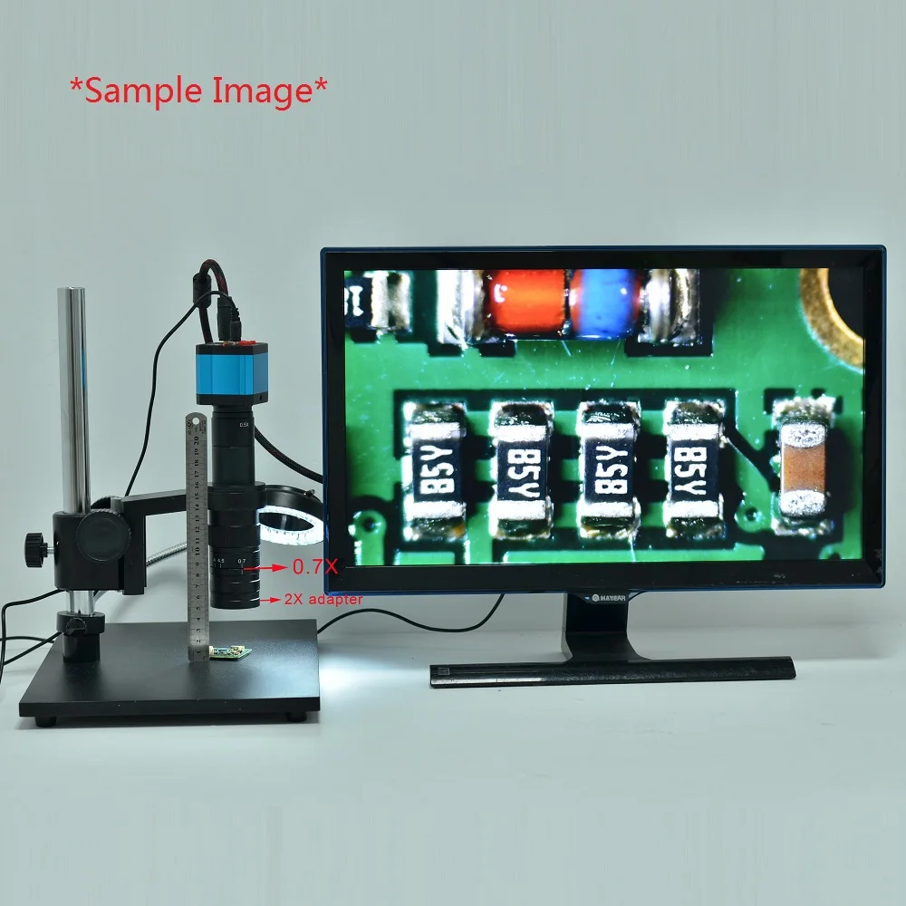 14MP HDMI HD usb цифровой промышленный видео микроскоп камера набор+ большой стерео настольная подставка+ 180X C-MOUNT объектив+ 144 светодиодный свет