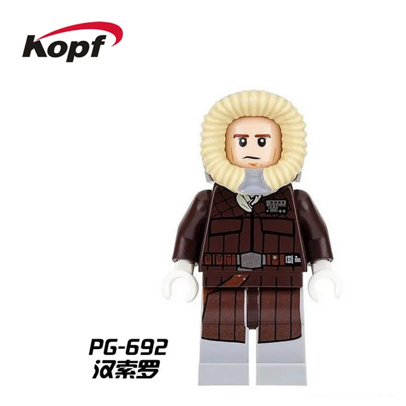 PG692 Without Box Одиночная супер героев модель йода Финн K-3PO кирпичи фигурки здания блокирует обучение Куклы Детские Подарочные игрушки PG698 - Цвет: PG692 Without Box