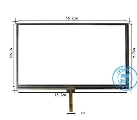 

New 7 tablet gps touch screen 162*97mm handwritten screen touch screen bd529b at 529 d1 Replacement Free Shipping