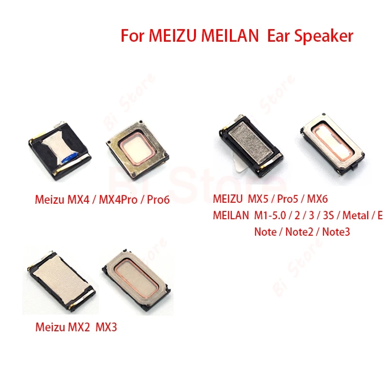 5pcs/lot Ear Speaker Earpiece Receiver Flex Cable For Meizu M1 Note M2 M3 Meilan M3S E M1E M3E | Мобильные телефоны и
