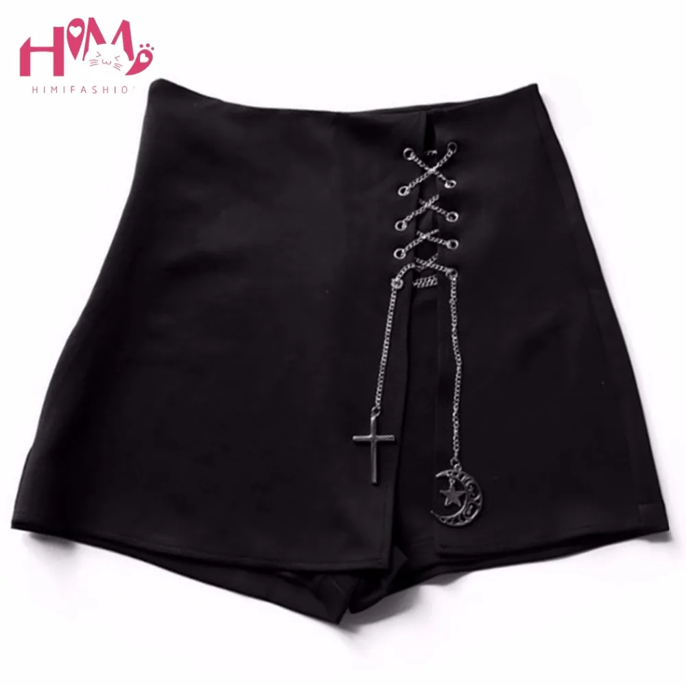 Женские шорты в японском стиле темно серые уличном стиле|shorts skirt|skirt shortsskirt shorts woman