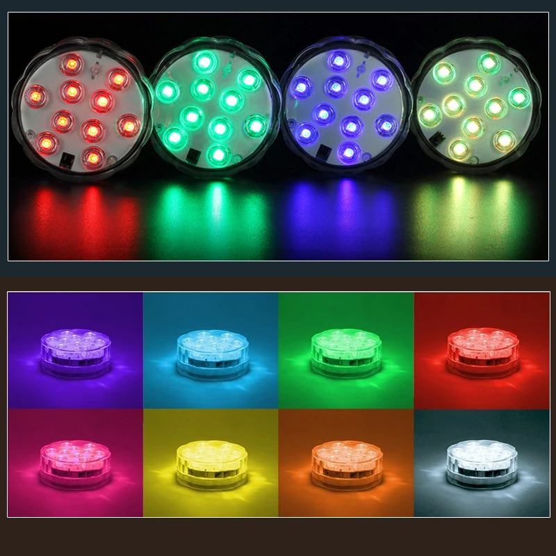 Woodpow подводный светодиодный RGB свет с пультом дистанционного управления