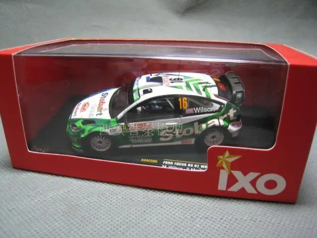 I XO 1:43 FORD FOCUS RS WRC 08#5 2008 литая модель автомобиля металлические игрушки подарок на день рождения для детей