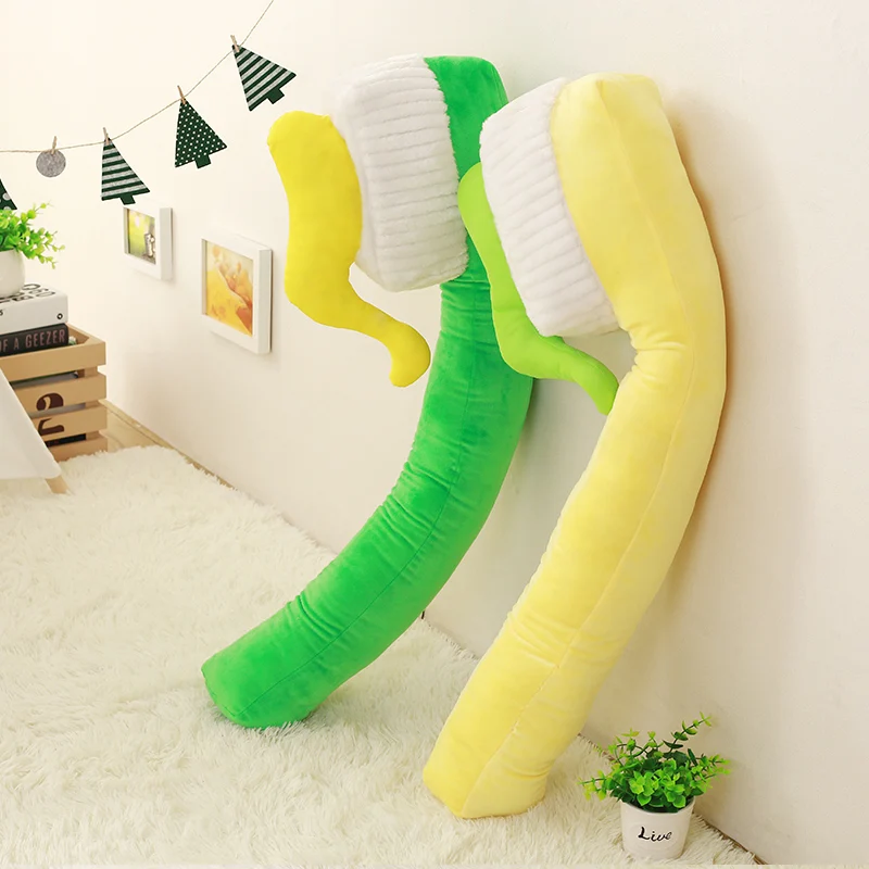 

4 colors of 90CM One Piece Creative Toothbrush Pillow Stuffed brush Sleeping Pillows Plush Toy Sofa Decoration home Cushions