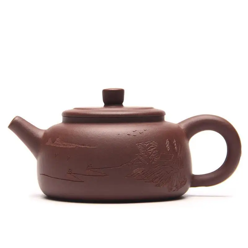 Китайский йисин Teaware каменный Совок чайный горшок Исин фиолетовая глиняная руда