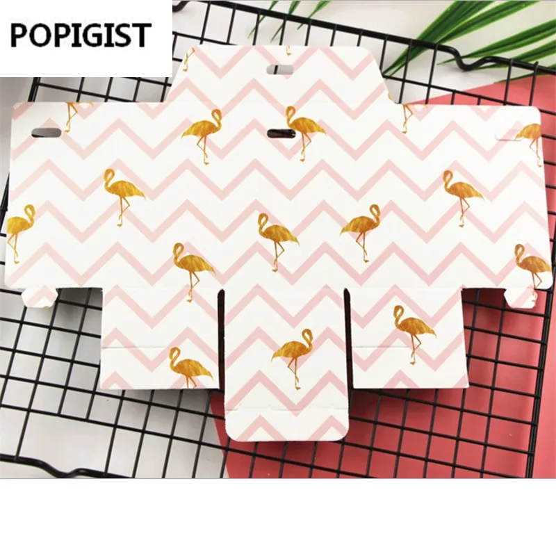 50pcs Flamingos wave Wedding Candy Box Chocolate paper Boxes wedding gifts for guests party supplies gift package | Дом и сад