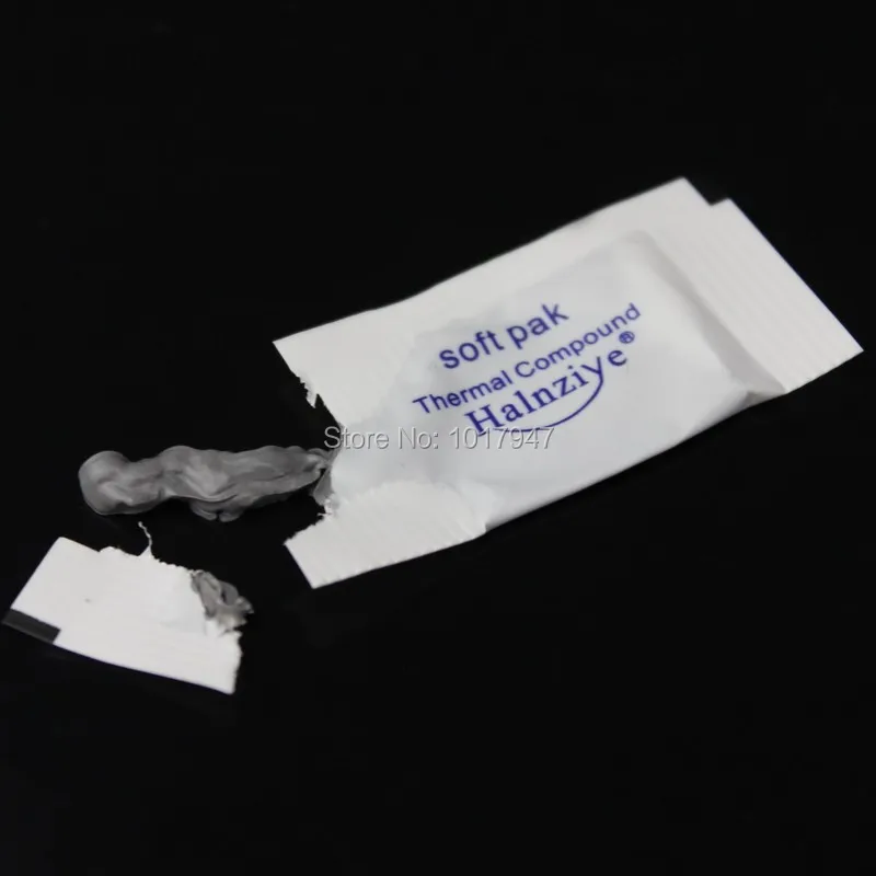 200 штук в партии Тепловая смазка серый процессор чип радиатор паста Проводящий