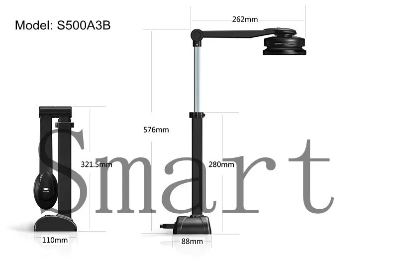 5.0 MP Fast and Easy Document Camera/OCR Scanner for documents cards books 3D objects &amp High Definition Visualizer | Компьютеры и