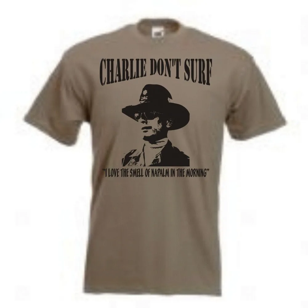 Апокалипсис сейчас футболка Чарли не серфинг культовый фильм Вьетнам Килгор
