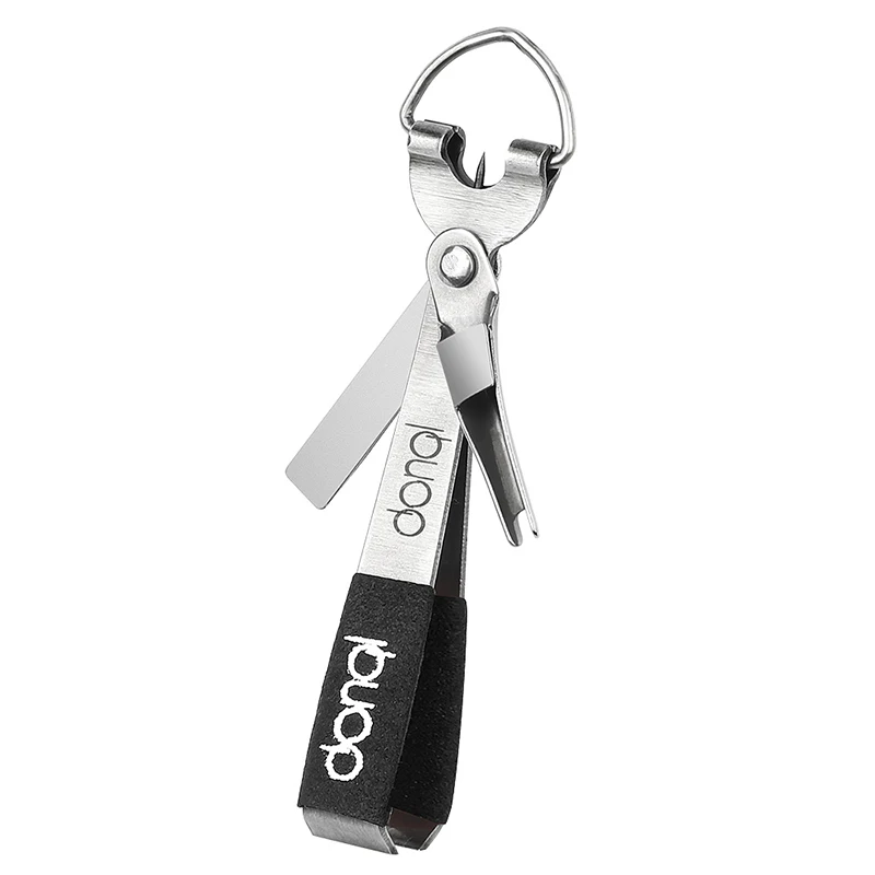 4 in 1 Cutter Black DONQL быстрое завязывание узлов инструмент Быстрый завязывание ножницы для лески резак Крюк Точилка Tyer инструменты для завязывания мушек принадлежности для ловли карпа - Цвет: 4 in 1 Cutter Black