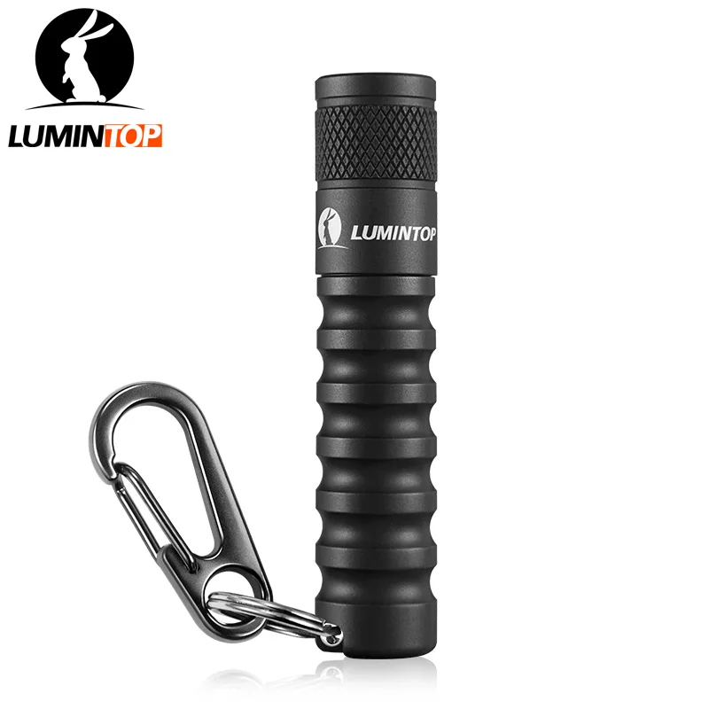 

Светодиодный мини-фонарик LUMINTOP EDC01 Cree, светодиодный фонарик (R5), макс. 120 лм, брелок, карманный фонарь с аккумулятором AAA